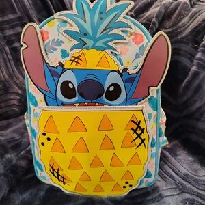 Loungefly Blue and Yellow Stitch Backpack